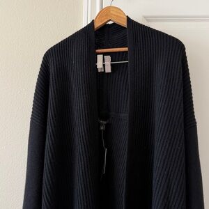 Banana Republic Charcoal Knit Cardigan